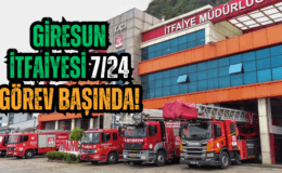 Giresun İtfaiyesi’nden Yılın İlk Yarısında 119 Müdahale!