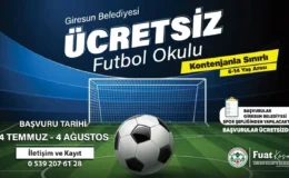 Giresun Belediyesi’nden Çocuklara Ücretsiz Futbol Okulu Fırsatı!