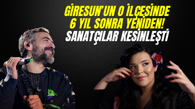 Şebinkarahisar Ceviz Festivali Sanatçıları Belli Oldu!