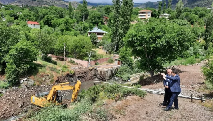 Şebinkarahisar Tamzara’da Köprü İnşaatı Başladı
