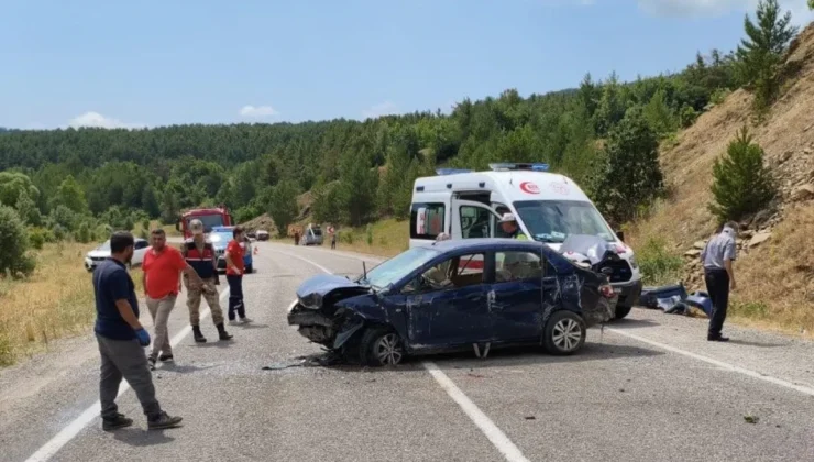 Şiran – Alucra Yolunda Kaza: 4 Yaralı!
