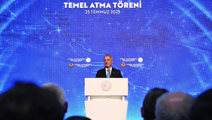 Antalya-Alanya Otoyolu’nun Temeli Atıldı
