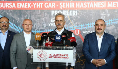 Abdulkadir Uraloğlu: Bursa Hızlı Tren Hattı, 2026 ortasında hizmete açılacak