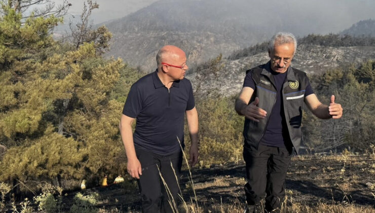 Abdulkadir Uraloğlu, Bursa’daki yangın bölgesinde: Yakından takip ediyoruz