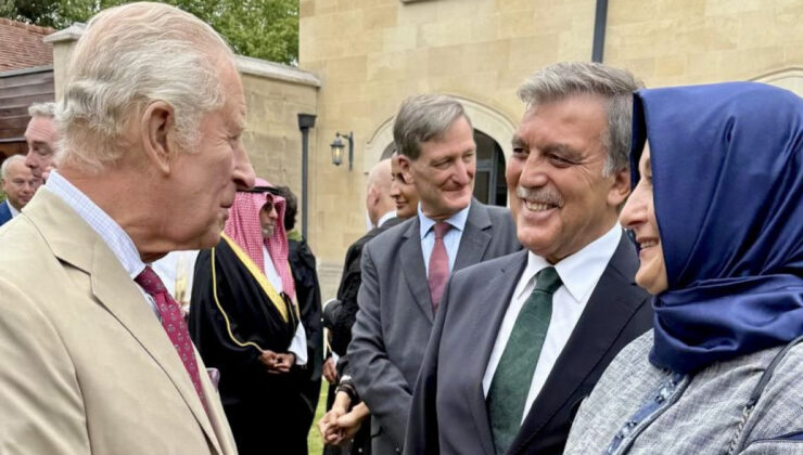 Abdullah Gül, İngiltere Kralı Charles ile bir araya geldi