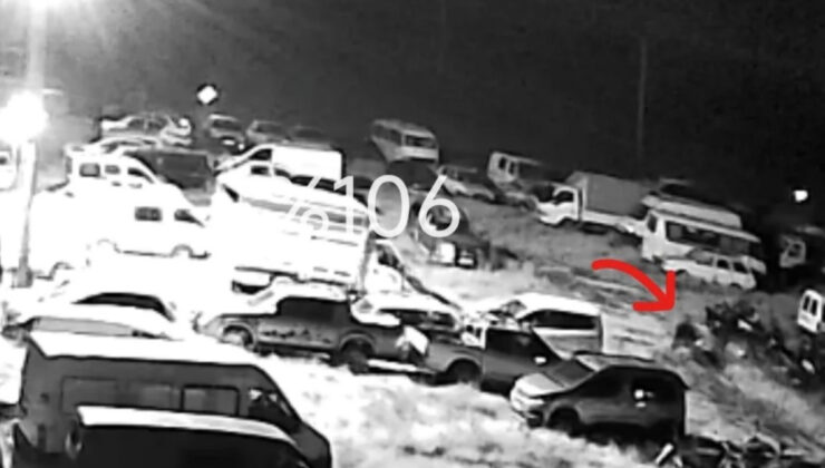 Afyonkarahisar’da yediemin otoparkındaki motosiklet hırsızlığı kamerada