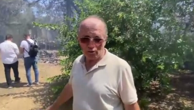 Antalya’da evi yanan adam gözyaşlarıyla anlattı: Evde annem vardı