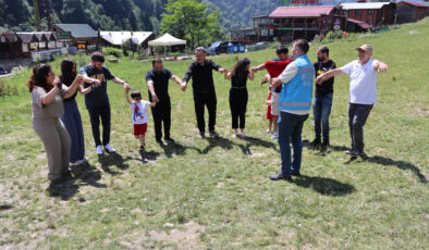 Ayder Yaylası’nda hem sağlık taraması hem horonla egzersiz