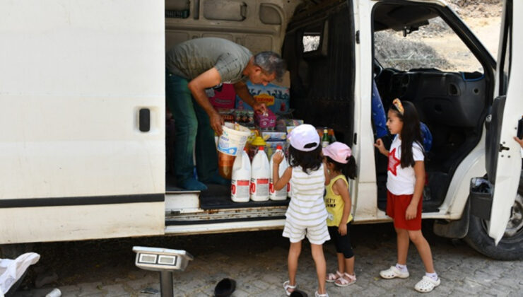 Batmanlı ‘Seyyar Bakkal’ köy yollarında takasla ticaret yapıyor