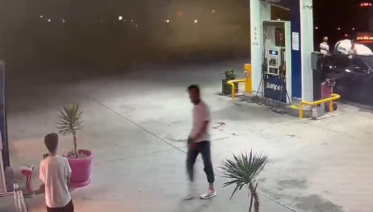 Bursa yangınında gözaltına alınan FETÖ’cünün benzin aldığı anlar