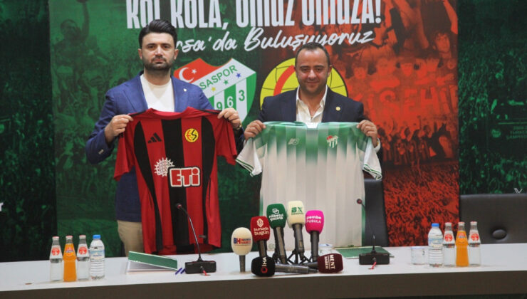 Bursaspor ve Eskişehirspor arasında dostluk maçı