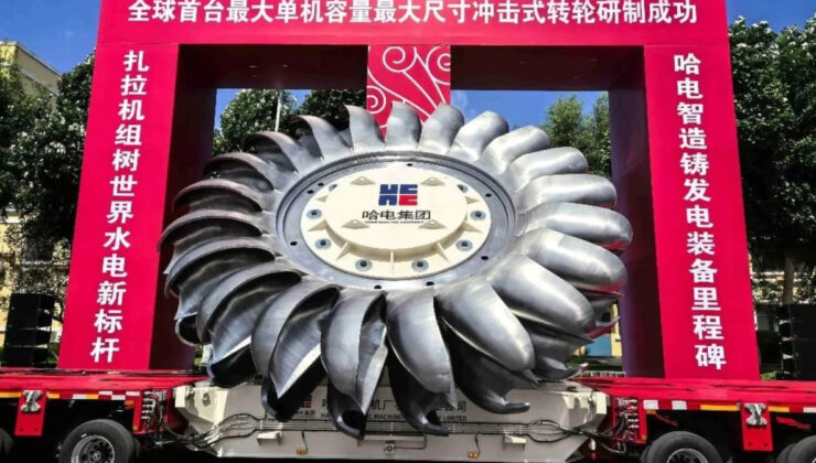 Çin, enerji sınırlarını zorluyor: 500 MW’lık dev türbin projesi başladı