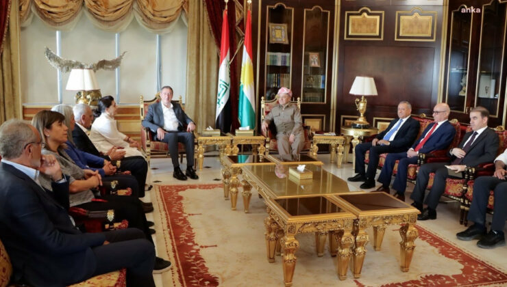 DEM Parti heyeti, Mesut Barzani ile bir araya geldi
