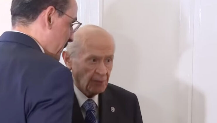 Devlet Bahçeli, İbrahim Kalın ile bir araya geldi