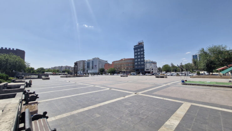 Diyarbakır’da termometreler 45 dereceyi gösteriyor: Cadde ve sokaklar boş kaldı
