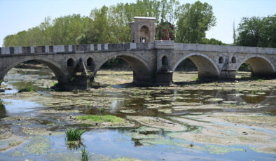Edirne’de Meriç ve Tunca nehirlerinin debileri düştü