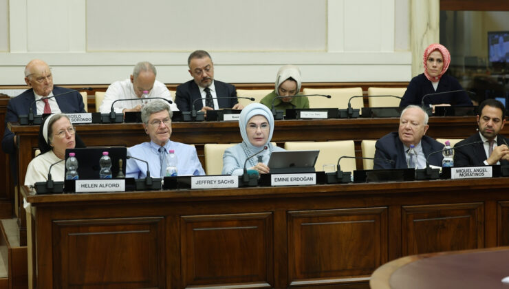 Emine Erdoğan, Vatikan’dan mesaj verdi: Dünya 5’ten büyüktür