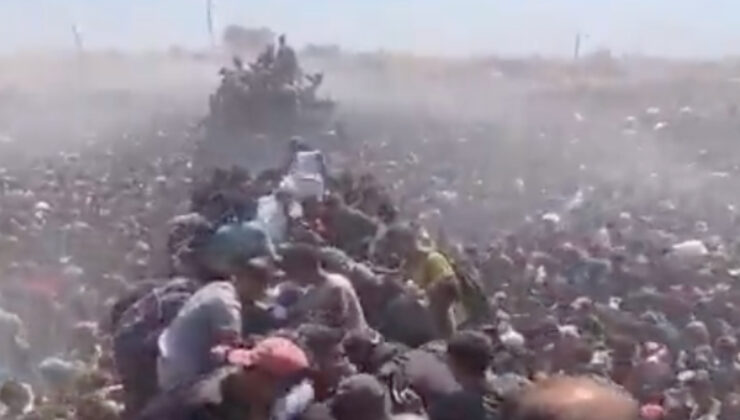 Gazze’de yemek dağıtımında üzen görüntüler