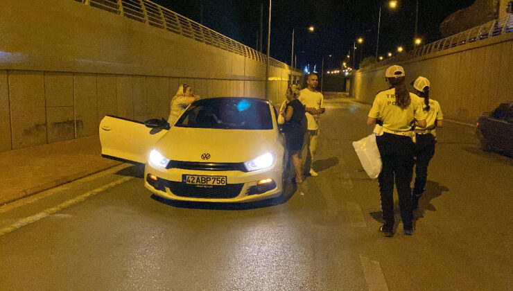 Konya’da ‘Polis Olacağım’ Diyen Alkollü Sürücü Yakalandı!