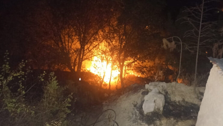 Malatya’da bahçede çıkan yangın mahallede paniğe neden oldu