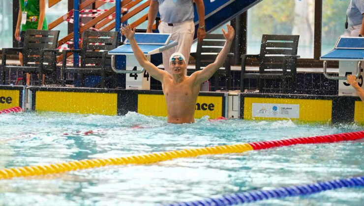 Milli yüzücü Arel Gültekin’den EYOF 2025’te 2. altın madalya