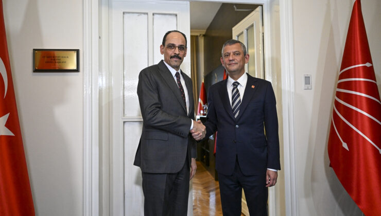 MİT Başkanı İbrahim Kalın, CHP lideri Özgür Özel ile görüştü