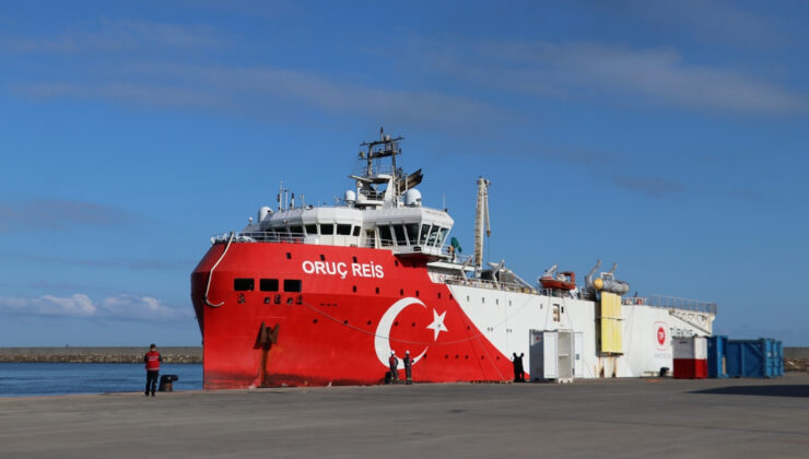 Oruç Reis Sismik Araştırma Gemisi, Filyos Limanı’na demirledi