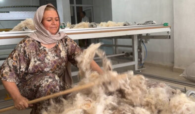 Şanlıurfa’da çöpe atılan yünleri topladı: Kendi atölyesini kurdu
