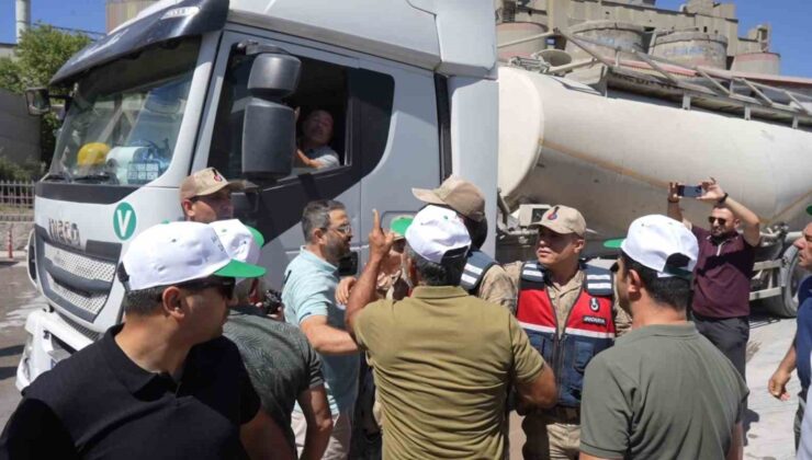 Aşkale Çimento Fabrikası’nda Gergin Protesto