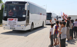 Adana’da 160 Suriyeli daha ülkesine uğurlandı: Yardımlarınız için teşekkür ederiz