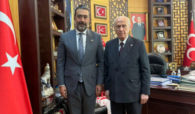AK Parti Ankara İl Başkanı, Devlet Bahçeli’yi makamında ziyaret etti