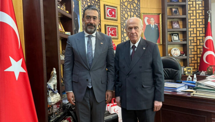 AK Parti Ankara İl Başkanı, Devlet Bahçeli’yi makamında ziyaret etti