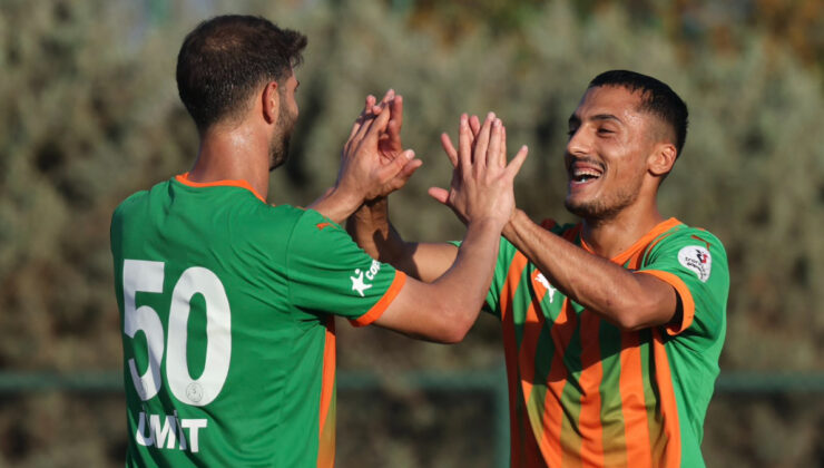 Alanyaspor hazırlık maçında Fatih Karagümrük’ü yendi