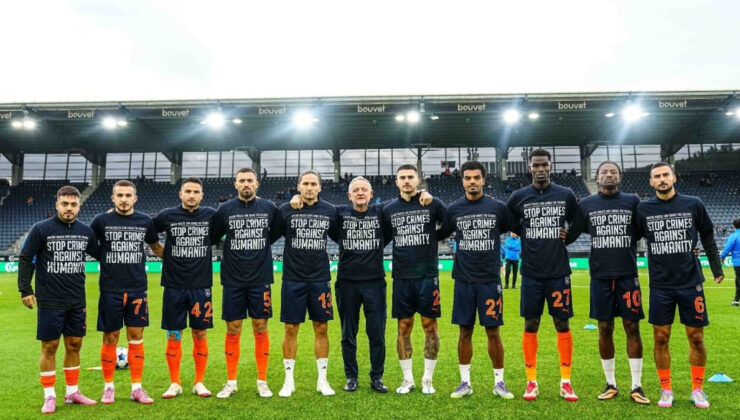 Başakşehir’den Viking maçı öncesi Gazze çağrısı
