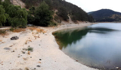 Bolu’yu da aşırı sıcaklar vurdu: Sünnet Gölü’nde sular çekildi