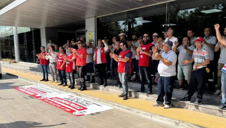 CHP’li Karşıyaka Belediyesi’nde işçiler ve memurların grevi devam ediyor