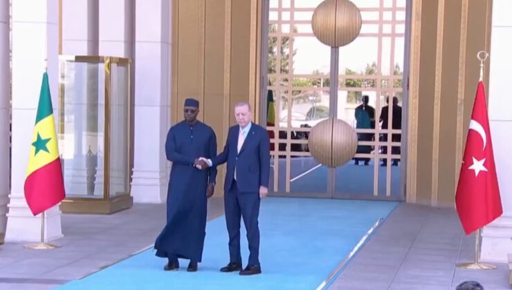 Cumhurbaşkanı Erdoğan, Senegal Başbakanı’nı resmi törenle karşıladı