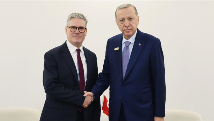 Cumhurbaşkanı Erdoğan, Starmer ile Gazze’yi görüştü