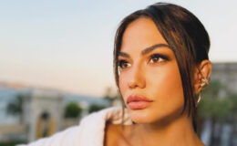 Demet Özdemir sezona hazır! Bornozuyla fotoğraf paylaştı
