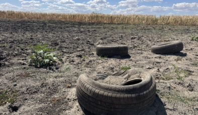 Edirne’deki Yağcılı Göleti kuraklık nedeniyle kurudu