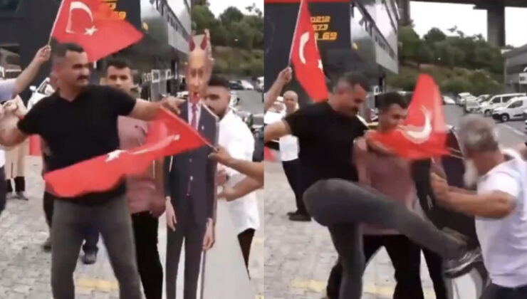 Galericilerden Gazze protestosu: Netanyahu’nun maketini dövdüler