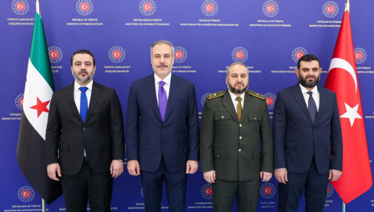 Hakan Fidan Suriyeli bakanlar ile görüştü