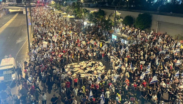 İsrail’de hükümet karşıtı gösteriler alevleniyor: On binlerce kişi katıldı