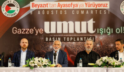 İstanbul’da Gazze’ye destek için yürüyüş düzenlenecek