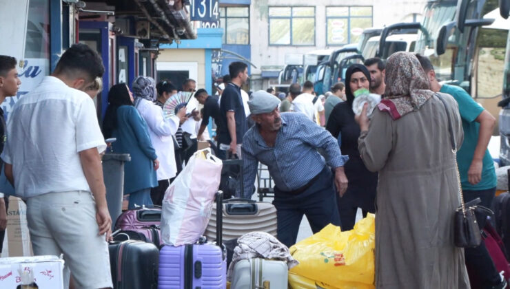 İstanbul’da otogarda okula dönüş yoğunluğu