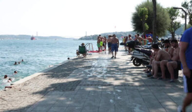 İstanbullular güneşli havada sahillere akın etti