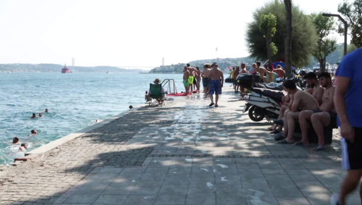 İstanbullular güneşli havada sahillere akın etti