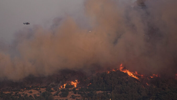 İzmir’de orman yangını