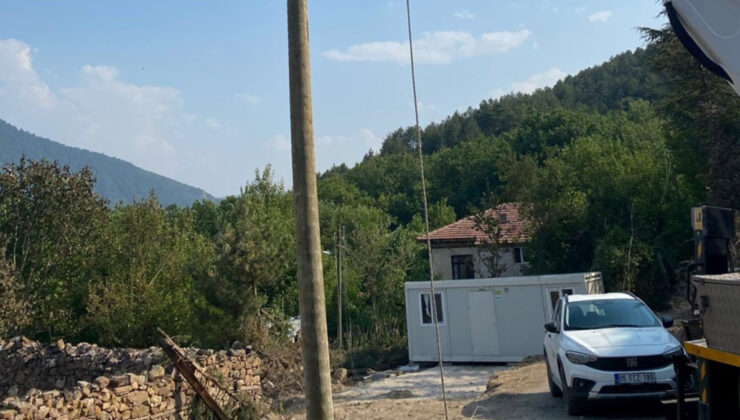 Karabük’te orman yangınlarından etkilenen köylerde çalışmalar sürüyor