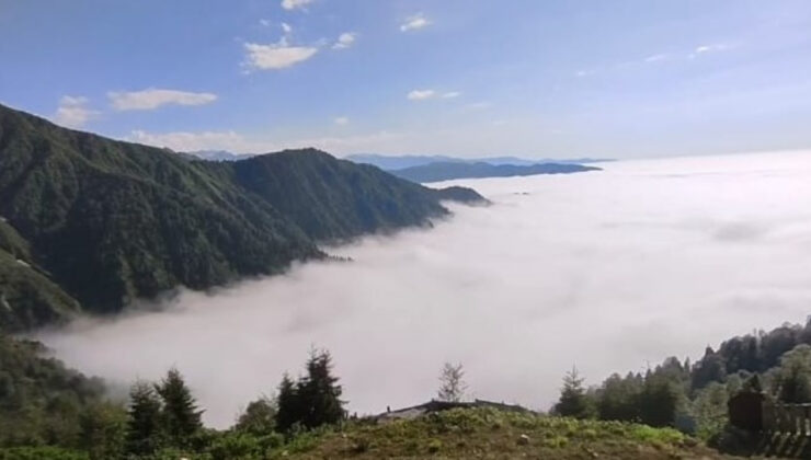 Karadeniz’in ‘Bulut Denizi’, ziyaretçilere unutulmaz güzellikler sunuyor